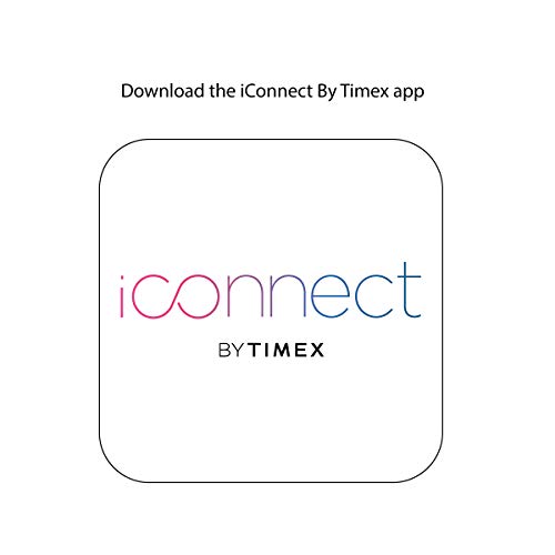 Iconnect By Timex Tw5M31500 Classic Round Black Smartwatch, Black Silicone Strap #TOP3