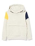 Aus warmem Sweat TOM TAILOR Baby-Jungen Sweatshirt T-Shirt, Off White Melange White, 104/110
