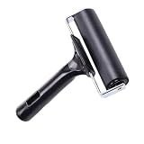 Printmaking Brayer Roller – Rubber Ink Spreading Tool, Stamping Ink Applicator, Even Coverage Hand Roller | Art Craft Oil Painting Block Print Lino Relief Press Equipment