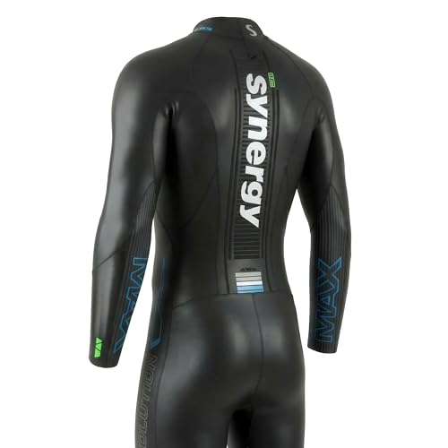 Synergy Triathlon Wetsuit - Volution 3/2mm Full Sleeve for Open Water Swimming (Men, Men\'s L1)