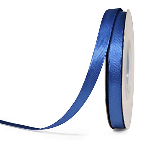 YAMA Double Face Satin Ribbon - 3/8 Inch 25 Yards for Gift Wrapping Ribbons Decorations DIY Crafts Arts, Royal Blue YAMA Double Face Satin Ribbon - 3/8 Inch 25 Yards for Gift Wrapping Ribbons Decorations DIY Crafts Arts, Royal Blue