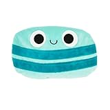 GAMAGO Macaron Heating Pad & Pillow Huggable - Microwavable Heat Pad for Cramps, Aches & Anxiety Relief - Cute Heat Pack Stuffed with Eco-Friendly Buckwheat & Dried Lavender Blue
