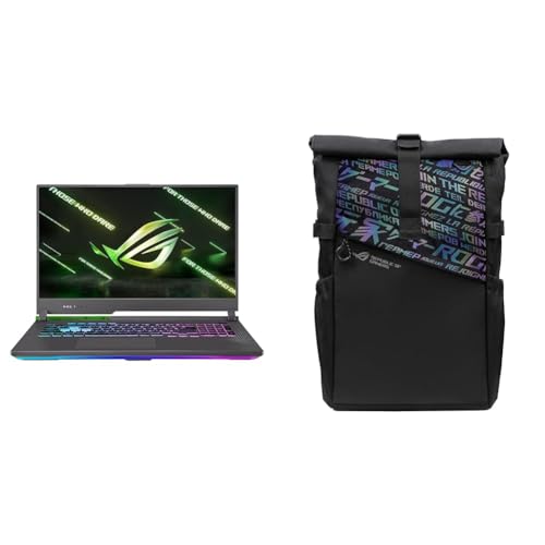 Image of ASUS Rog Strix G15 (2022), 15.6 inch(39.62 Cms) Fhd 300Hz /3Ms, AMD Ryzen 7 6800H, RTX 3060 6Gb Graphics, (16Gb Ram /1Tb Ssd), G513Rm-Hf274Ws + Rog Bp4701 Gaming Bag (Black) - Windows