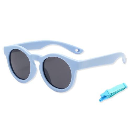 GGUFAY Gafas de Sol Polarizadas para Bebé, UV400 Protección, Flexibles con Correa Ajustable, para Bebés y Niños