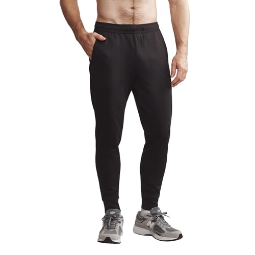 Rhone Spar Men Joggers V2, Casual Sweatpants for Men, Soft and Stretchy Mens Sweatpants, Moisture Wicking w/Anti-Odor (Black, Large)