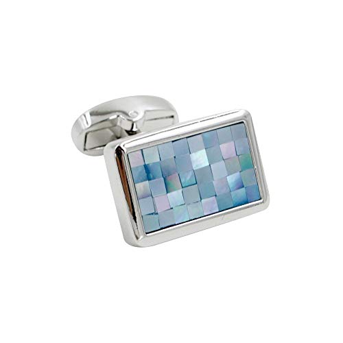 Mancuernas AUSCUFFLINKS Ocean Blue Mosaic miniatura 3