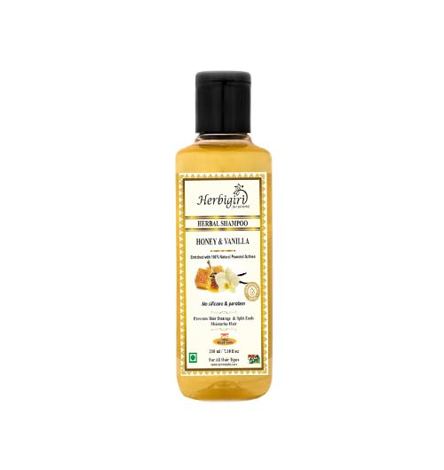Image of Khadi Herbal Shampoo With Honey and Vanilla, 210g