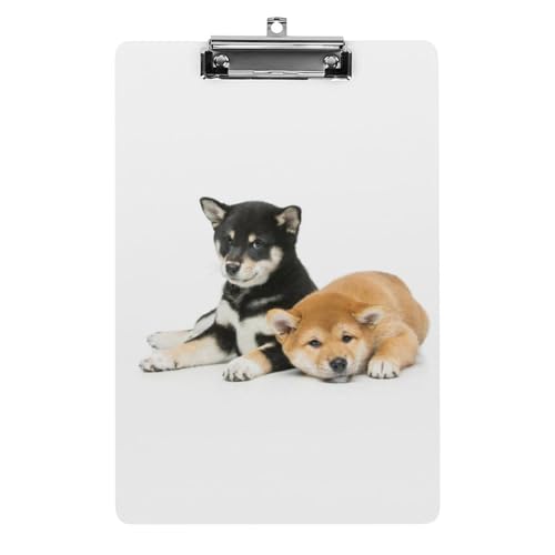 クリップボード A4 縦型 柴犬 いぬ 犬柄 おもしろ ファイルボード 壁掛け 画板 書きやすい お会計ボード て持ち運びやす 文書整理 文房具 会議パッド 事務用品 メモ 学校 家庭用バインダー