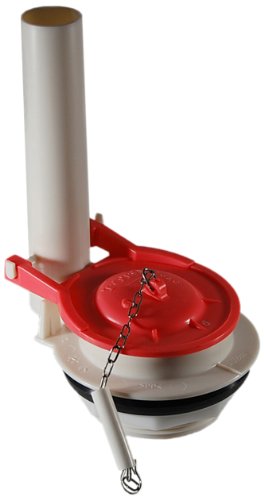 Toto THU129P-A Flush Valve Assembly with Pink Flapper and Mounting Nut Replaces THU129W-A, THU129P, THU129ZE