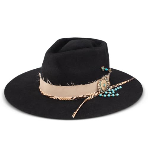 Charlie 1 Horse C1H x Lainey Wilson Lucky Me Jr Youth Wool Western Hat Black