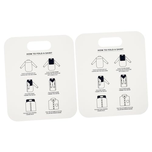 HOMOCONO Laundry Folding Boards Pp Liner for Shirt T-Shirt Garment Stacking Board Clothing Folder