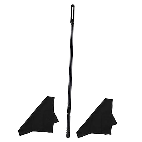 Yardwe 1 Set Flute Cleaning Rod Cleaning Stick Cloths Durable Flute Accessories for Easy Instrument Maintenance and Care for Musicians