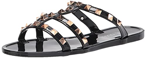 Steve Madden Women's Steer Sandal, Black, 7 Steve Madden Women's Steer Sandal, Black, 7