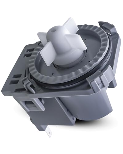 Bomba de drenaje de lavaplatos mejorada 2718B WG04F10194 11001011000221 apto para GE Midea Magic Chef, 120 V 60 Hz 0.7A
