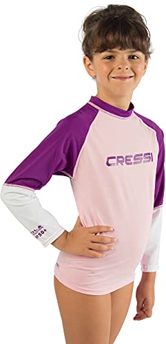 Cressi Girls Long Sleeve Rash Guards, Pink, S 8 10 Years Us #TOP3
