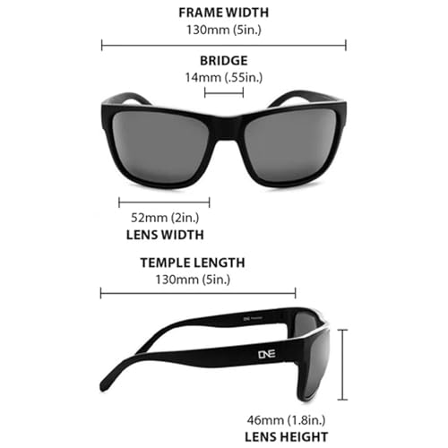 Optic Nerve Kingfish Polarized Sport Sunglasses – Lightweight Sportwrap Frame, UV Protection, Anti-Glare – Unisex Fit4