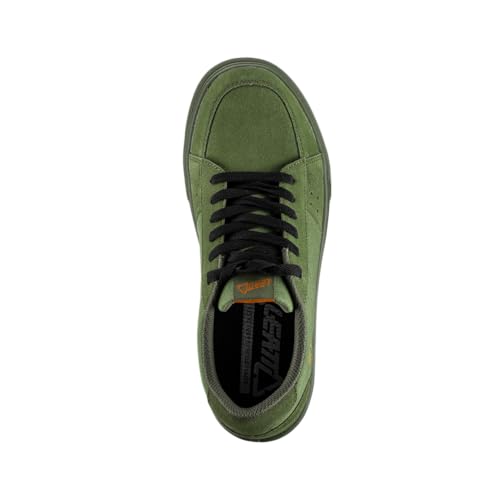 Zapato de ciclismo Leatt 1.0 Planos verde pino para ciclismo de plataforma 5
