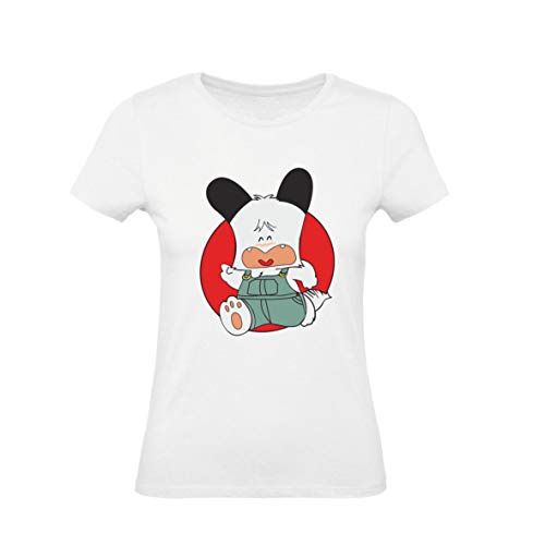 Marca: Vestin T-Shirt Donna Cotone Basic Super vestibilità Top qualità - H. Spank MOD. 2 - Divertente Humor Made in Italy (Bianco, L)