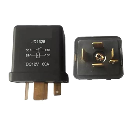 Relais 12V 60A 5 broches NEWJD13261 lot de 5 pièces pour circuit électrique automobile