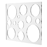 HERMIT TOOLS 12"*10" inches 12-in-1 Circle Inlay Template | Router and Decorative Templates for Wood