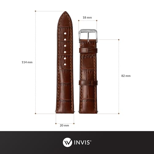 Bracelet de montre cuir de vachette INVIS Smartstrap 20 mm - 6