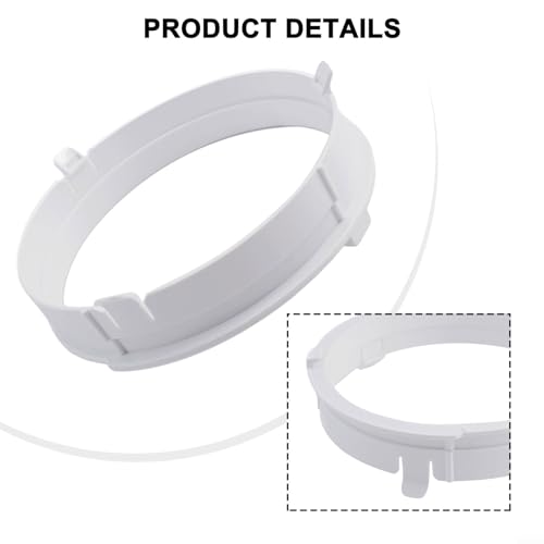 移動式エアコン用排気ホース接続アダプター 15cm 口径対応 0.5 馬力用 挡板コネクター ABS 製 耐久性 美的など汎用モデル適合 (親商品) [3]