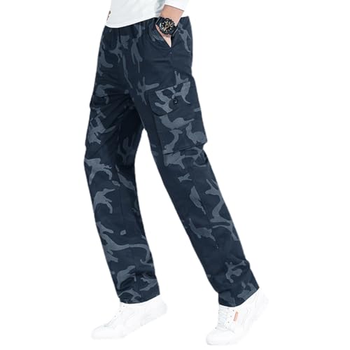 Sweatpant for Men Full Elastic Waist Pull-On Cargo Pants Lightweight Casual Trousers Workwear2