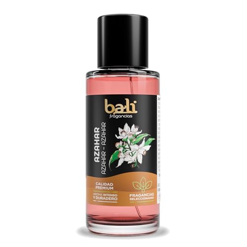 Bali fragancias Esencia al Aceite de Azahar para Humidificador. Ambientador Dulce y Floral en Esencia para Difusor. Aceite Natural para Quemador de Aromaterapia. 50 ml