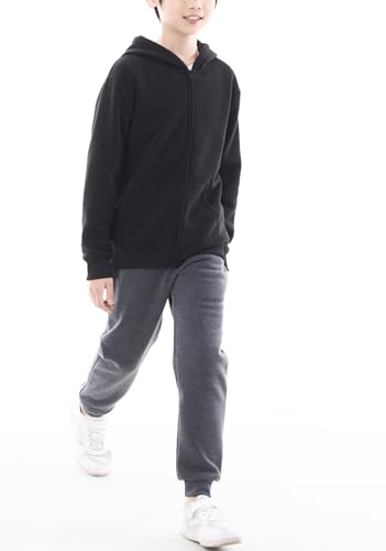 Boys Athletic Hoodie Sweatshirt, 3 Pk Fleece Long Sleeve Kids Pullover Hoodies boy&girl Size 6-204