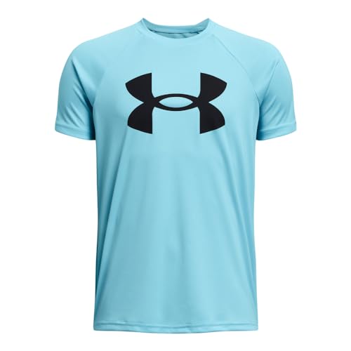 Image of Under Armour Boys' Tech Hybrid Printed Fill Short-Sleeve T-Shirt