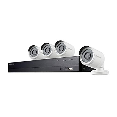 Samsung SDH-B74041 8 Channel 1080p HD 1TB Security Camera System with 4 Outdoor BNC Bullet Cameras SDC-9443BC (Renewed)