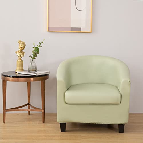 Funda elástica para sillones club contra manchas protector verde 2