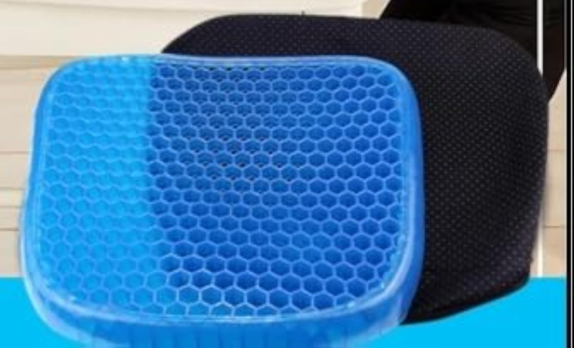 Egg Gel Seat Cushion with Non-Slip Cover
