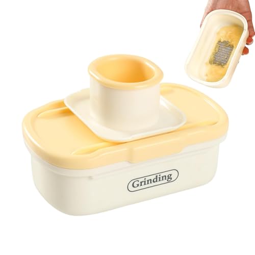 Outil de râpe à gingembre, broyeur d'ail à main | Outil manuel de raboteuse d'ail | Gadget de cuisine multifonctionnel à l'ail, broyeur de fromage avec trancheuse à légumes pour l'ail au gingembre