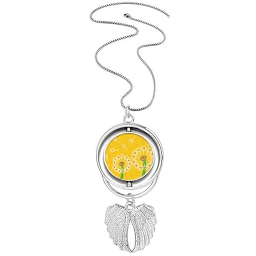 Collier pissenlit et ailes d'ange rotatif pour sublimer vos tenues bohèmes d'été