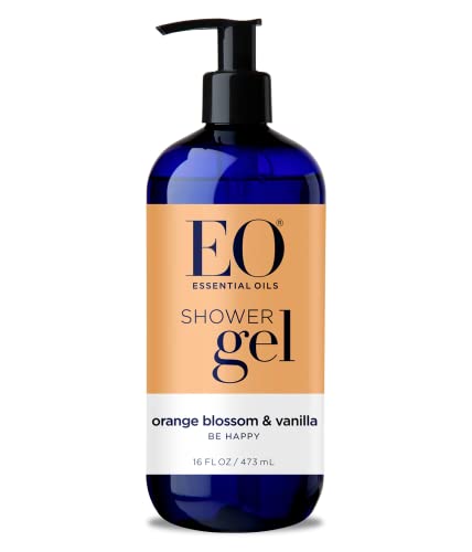 EO, Shower Gel Orange Blossom Vanilla Organic, 16 Fl Oz