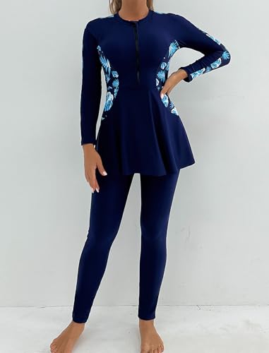 Rashguard burkini islamique IDOPIP anti-irritation à couverture complète - 4