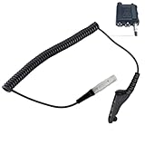 Radio Cable APX to lemo 9pin for Invisio X50 ptt for XiR P8268 8260 APX 7000 DP3400 DP3600 DGP4150 Invisio X50 Cable(Spring coil cable)