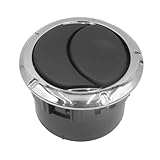 Riven Dashboard Air Conditioning Vent Chrome Finish, 8200212480, Geeignet für Duster 2010-2017, Logan MK1 2004-2011, etc