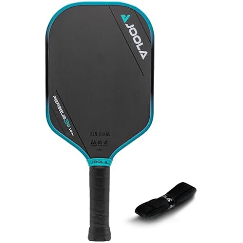 JOOLA 3S Pickleball Paddles – Raw Carbon Fiber Surface for Power & Spin, Elongated, Wide Body & Aero Curve Designs – UPA-A Certified
