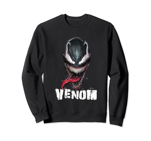 Spiderman Venom Teeth Face With logo Sweatshirt