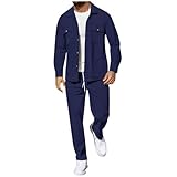 CORTE AJUSTADO: La camisa ofrece un ajuste cómodo con bolsillos funcionales, mientras que el pantalón cuenta con cintura elástica ajustable
