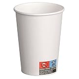 100 Stk. Automatenbecher Kaffeebecher 70,3mm Ø, weiß, Pappe beschichtet, 180 ml