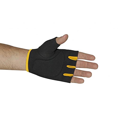 Luva para Academia Ahead Sports Ngga Amarela G