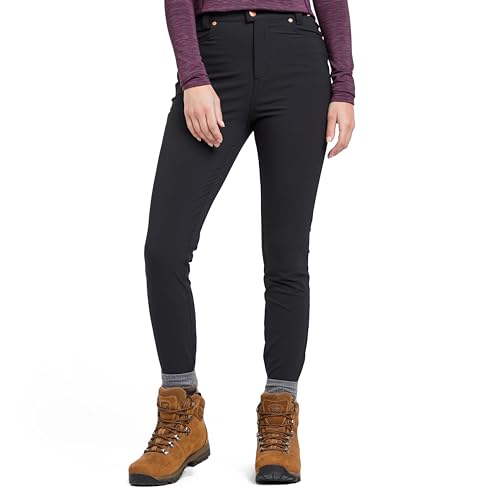 Acai Womens MAX Stretch Skinny Outdoor Trousers Water Repellent and Breathable Womens Walking Trousers Womens Hiking & Outdoor Recreation Clothing (UK Numeric 12 Regular Regular Black)