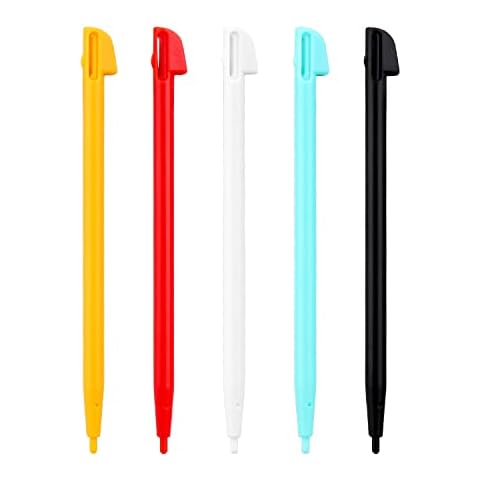 OSTENT Stylus Pen táctil de color de plástico compatible para Nintendo Wii U Gamepad Pack de 5 Cover