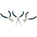 Delcast Mini Pliers Jewelry Design, Beading and Repair Set with Case (6-Piece)