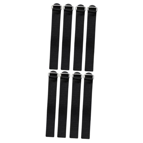 JEWEDECO 8pcs Detachable Shoe Traction Strap - Crampons for Climbing Hiking and Activities Fit for All Shoe Types