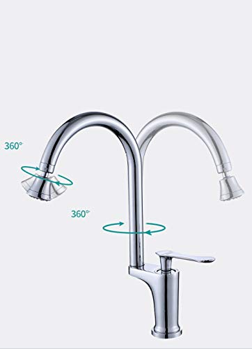 Neuer Stil Duschkopf Küchenarmatur heißes und kaltes Wasser Dual-Use-Multifunktions-Druck-Gemüsebecken Wasserhahn zu Hause Badezimmer Toilette