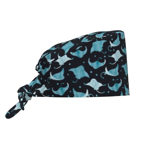 Image of Surgical Caps Men Women, Scrub Cap with Sweatband Adjustable